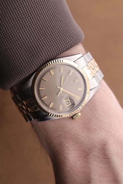 Vendesi Rolex Datejust 36 'Ghost Wide Boy' Taupe 'Havana